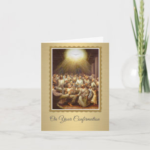 Carte Confirmation de l'Esprit Saint sur les Apôtres