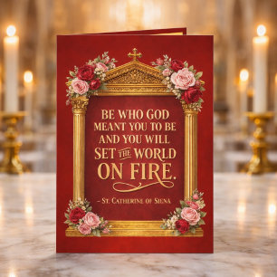 Carte Confirmation de Set the World on Fire Catherine de