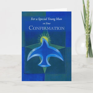 Carte Confirmation du jeune homme