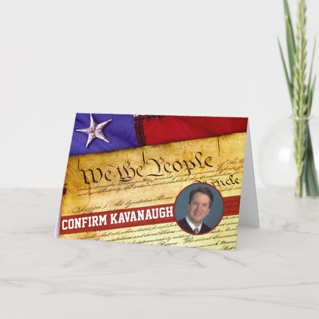 Carte Confirmer Kavanaugh Cour suprême (Devant)