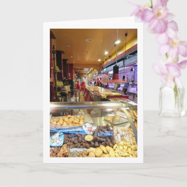 Carte Confiserie au Mercado Central, Valence (Orchidée)