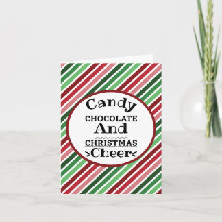 Carte Confiserie Chocolat et Joie de Noël