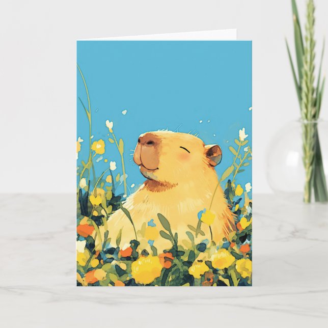 Carte Confort du capybara (Devant)
