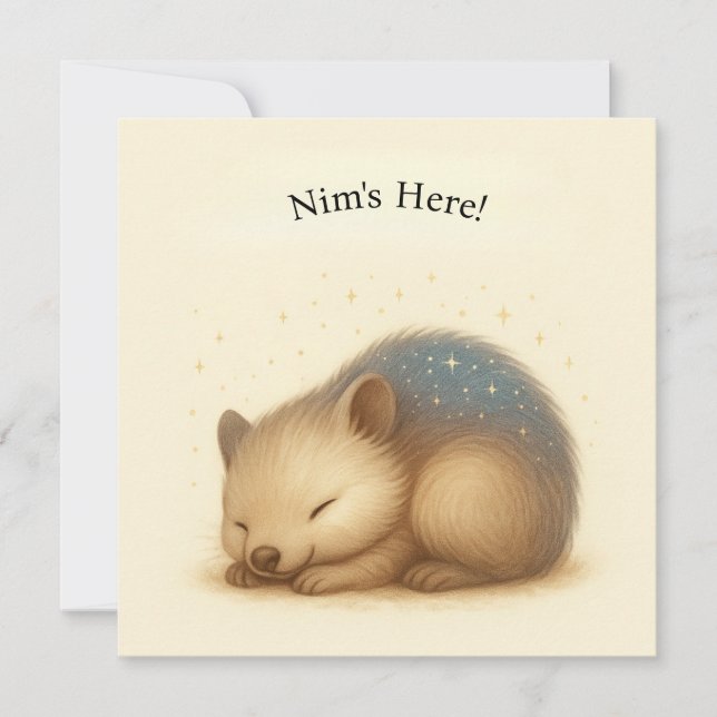 Carte Confort Personnalisable Nim Naps (Devant)