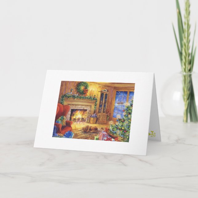 Carte confortable de Noël/vacances (Devant)