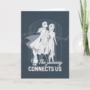 Carte Congelé 2 : Anna & Elsa   Le voyage nous connecte