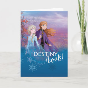 Carte Congelé 2 : Elsa & Anna   Destiny Await !