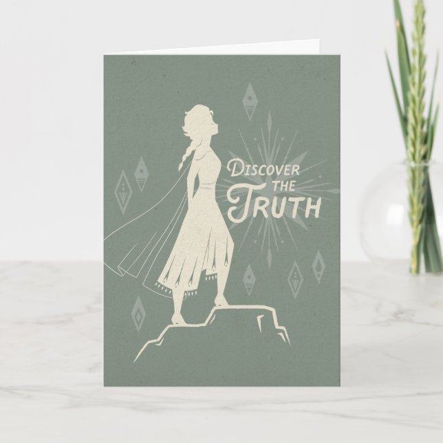 Carte Congelé 2 : Elsa | Découvrez La Vérité (Devant)