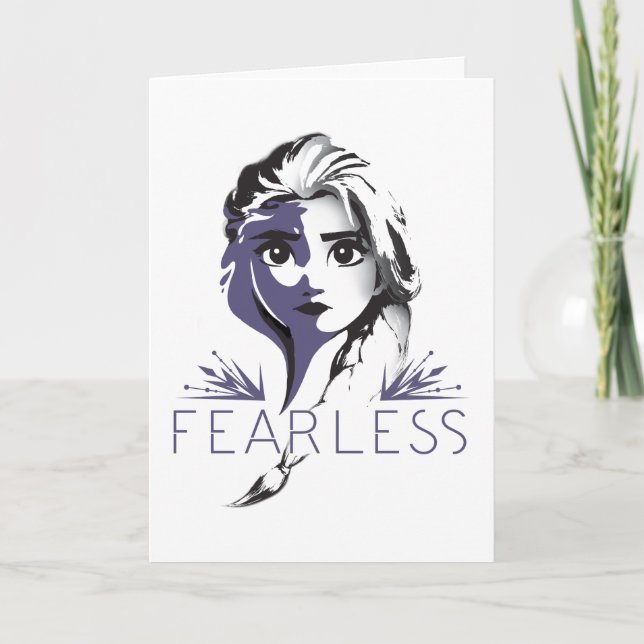 Carte Congelé 2 : Elsa | Sans peur (Devant)
