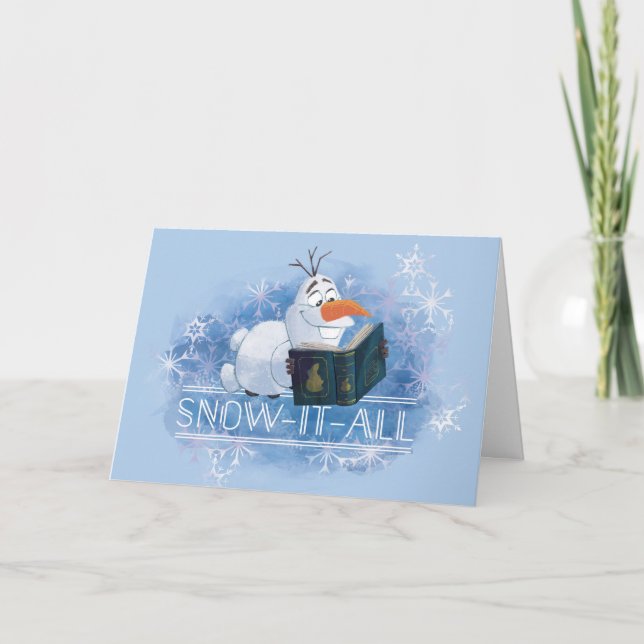 Carte Congelé 2 : Olaf | La neige (Devant)
