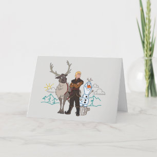 Carte Congelé 2   Sven, Kristoff & Olaf