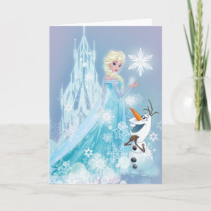 Carte Congelé   Elsa et Olaf - Icy Glow