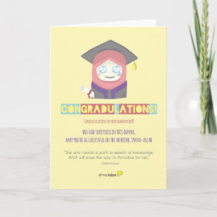 Carte Congradulations ! (Femelle)