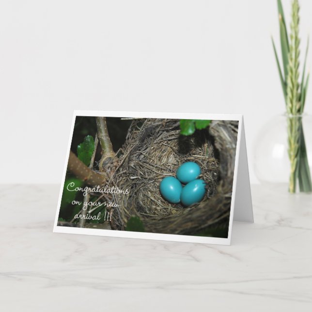 Carte congrats dès le nouveau venu (Devant)