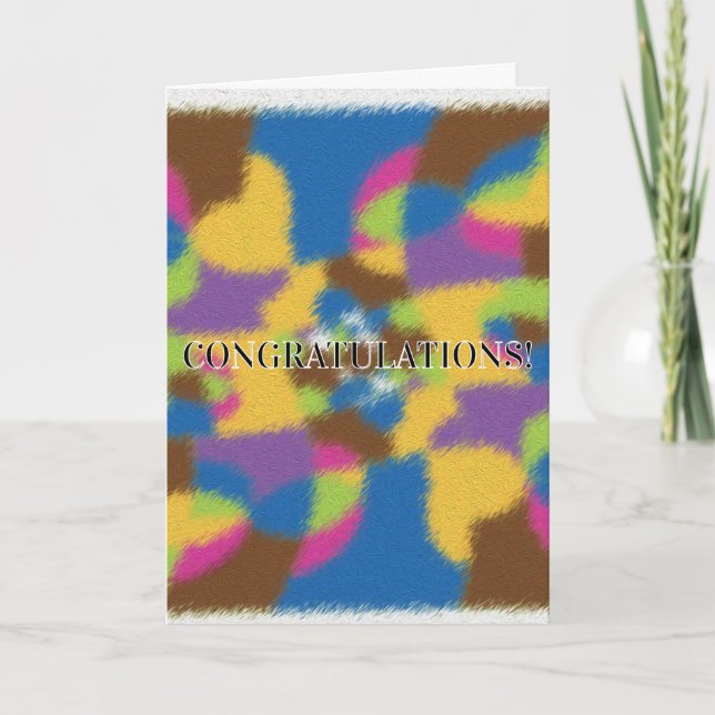 Carte Congratulations Greeting Card! (Devant)