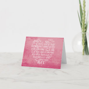 Carte Congratulations Heart Wedding