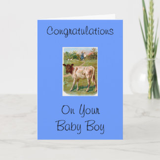 Carte Congratulations on your boy