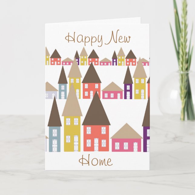 Carte Congratulations on your new home (Devant)