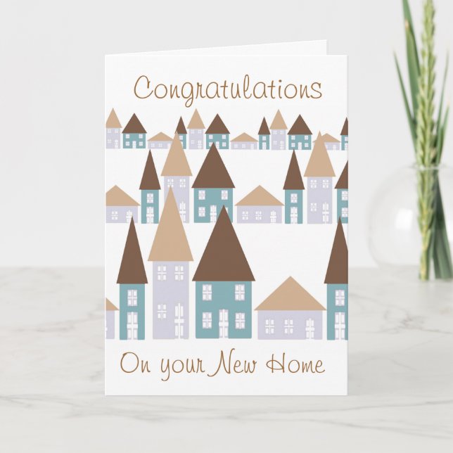 Carte Congratulations on your new home (Devant)
