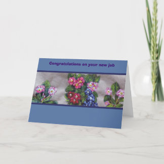 Carte Congratulations on your new job