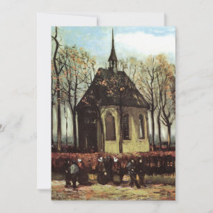 Carte Congrégation à Church, Nuenen par Vincent van Gogh