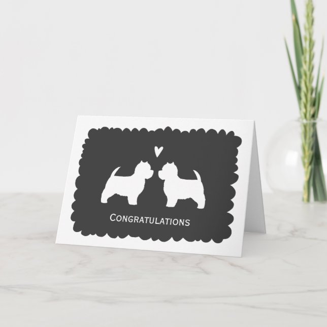 Carte Congrès des Mariages des Terriers blancs de West H (Devant)