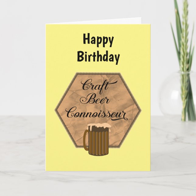 Carte Connaisseur de la bière artisanale (Devant)