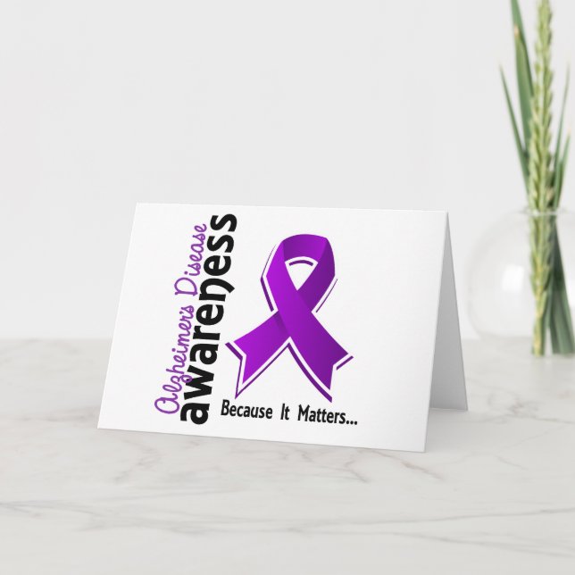 Carte Conscience 5 de maladie d'Alzheimer (Devant)