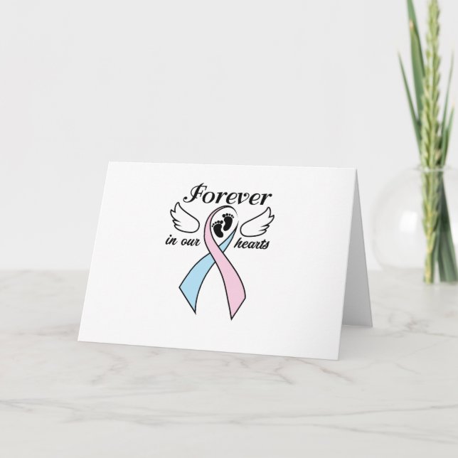 Carte Conscience de la perte de la grossesse pour les bé (Devant)
