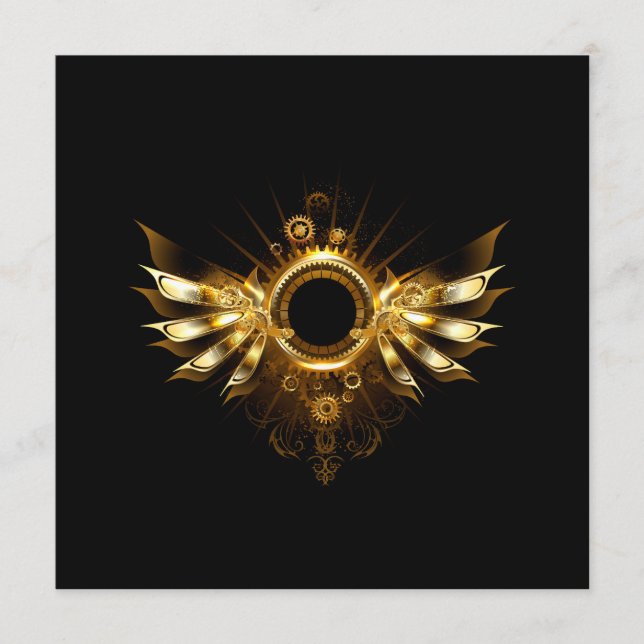 Carte Conseil Ailes de Steampunk (Devant)