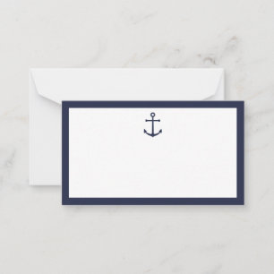 Carte Conseil Ancre Bleu marine Nautique Mariage Conseils et voe