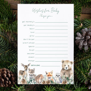 Carte Conseil Animaux rustiques en bois Wives for Baby Game
