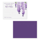 Aquarelle Wisteria Purple Lilac Mariage Floral