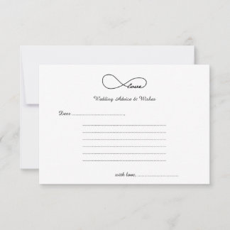 Carte Conseil Black Love Infinity Mariages Wives & Advice Cards