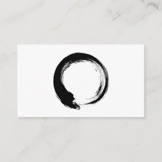 Carte Conseil Cercle Zen Enso (Devant)
