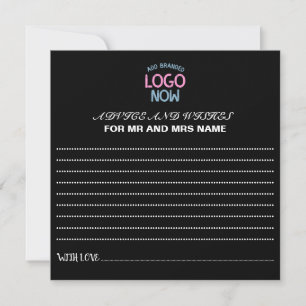 CARTE CONSEIL CLIENT SIMPLE CONTEMPORAIN PROPRE NOIR MODE