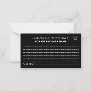 CARTE CONSEIL CLIENT SIMPLE CONTEMPORAIN PROPRE NOIR MODE
