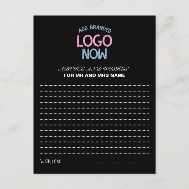 CARTE CONSEIL CLIENT SIMPLE CONTEMPORAIN PROPRE NOIR MODE (Devant)