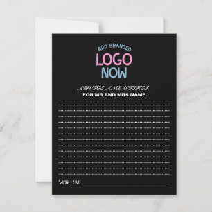 CARTE CONSEIL CLIENT SIMPLE CONTEMPORAIN PROPRE NOIR MODE