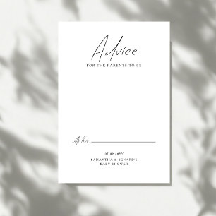 Carte Conseil Conseils pour les futurs parents pour la Baby Show