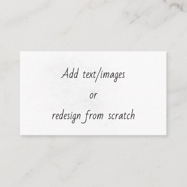 Carte Conseil Créez votre propre (Devant)