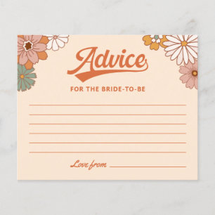 Carte conseil Fête des mariées Super rétroactive