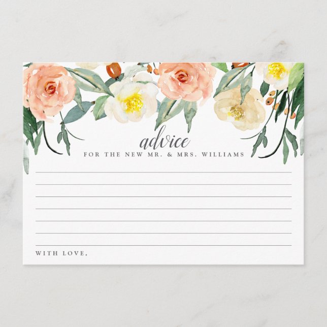 Carte Conseil La collection de Mariages Spring Blossoms (Devant)