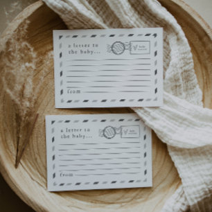 Carte Conseil Lettres au bébé