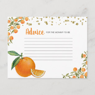 Carte conseil Little Cutie Orange