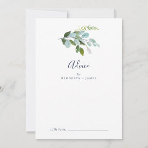 Carte Conseil Mariage de verdure d'été