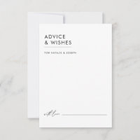 Mariage élégant minimaliste moderne noir & blanc