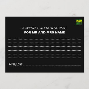 CARTE CONSEIL MODELE DE TEXTE D'IMAGE NOIRE SIMPLE ET MODIFIABLE