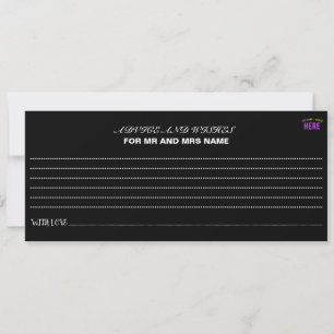 CARTE CONSEIL MODERNE ET MODERNE PERSONNALISABLE NOIR VÉRIFIÉ