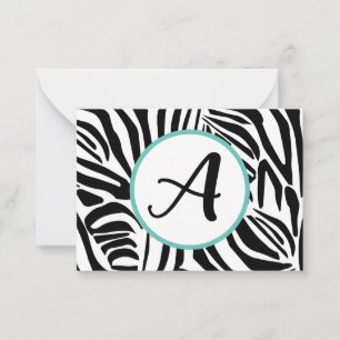 Carte Conseil Motif Zèbre